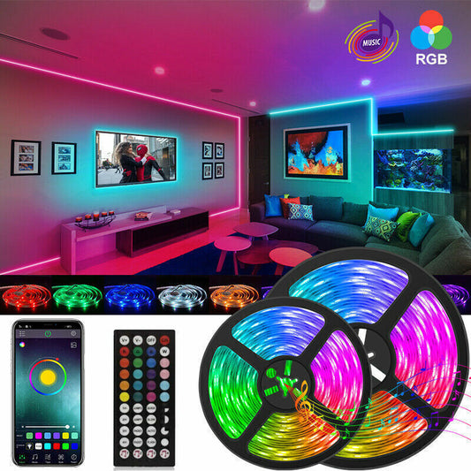 BRAND NEW ADigitals Smart Vibe Lights 5050 RGB LED Strip with Bluetooth Remote - ADigitals