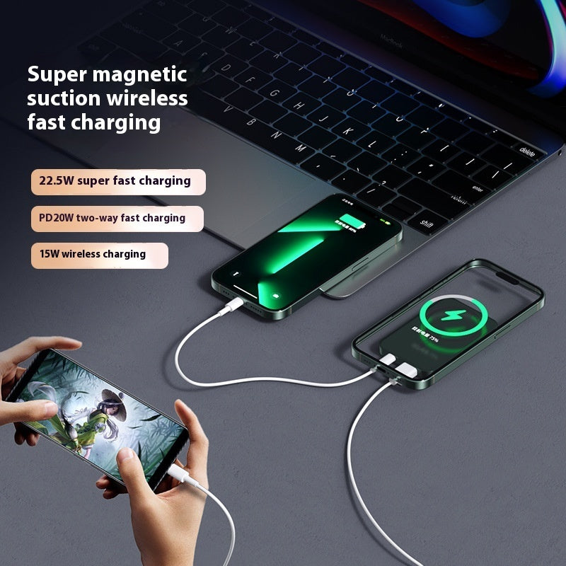 Magnetic Magsafe Wireless Super Fast Charge Mobile Power Supply - ADigitals