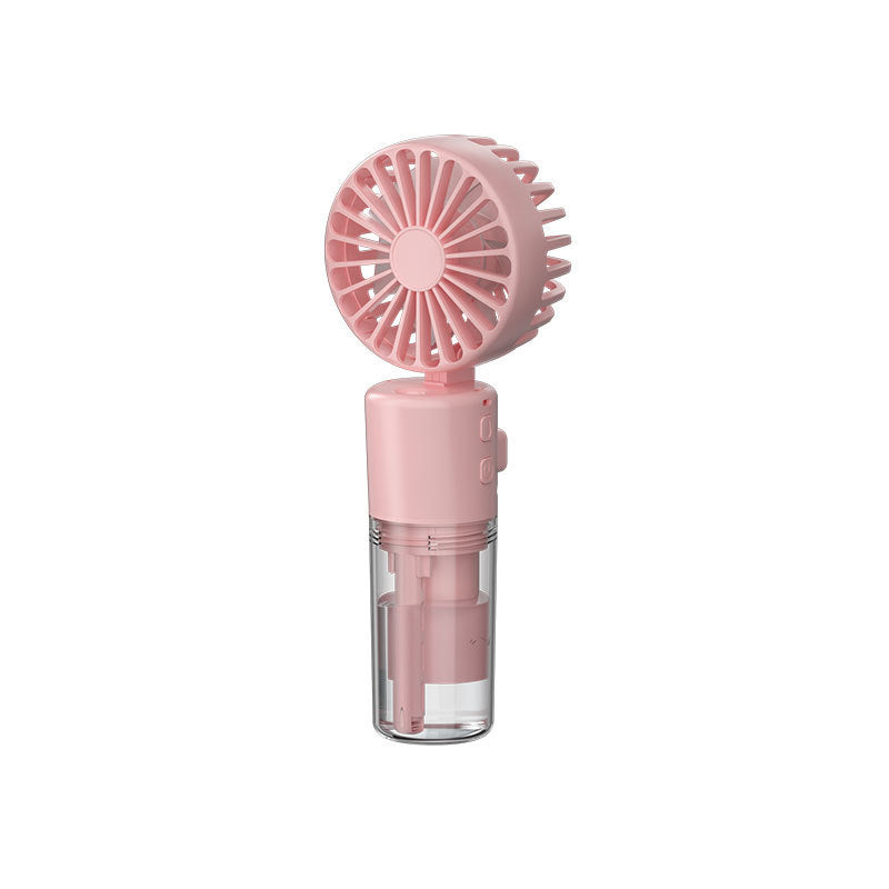 Portable Handheld Spray Fan 4-Speed Water Spray Mist Fan Summer Cooling Artifact USB Charging Summer Supplies Outdoor Mini Fan - ADigitals