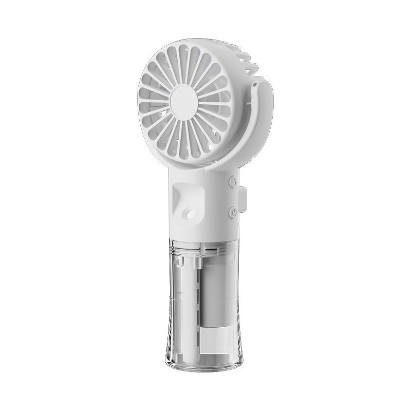 Portable Handheld Spray Fan 4-Speed Water Spray Mist Fan Summer Cooling Artifact USB Charging Summer Supplies Outdoor Mini Fan - ADigitals