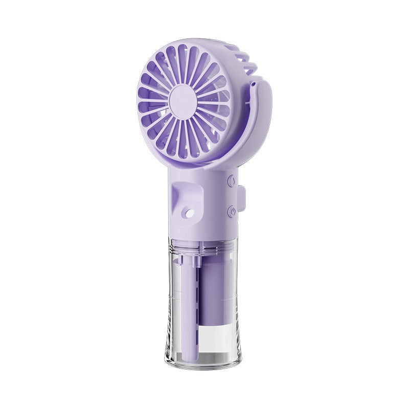 Portable Handheld Spray Fan 4-Speed Water Spray Mist Fan Summer Cooling Artifact USB Charging Summer Supplies Outdoor Mini Fan - ADigitals