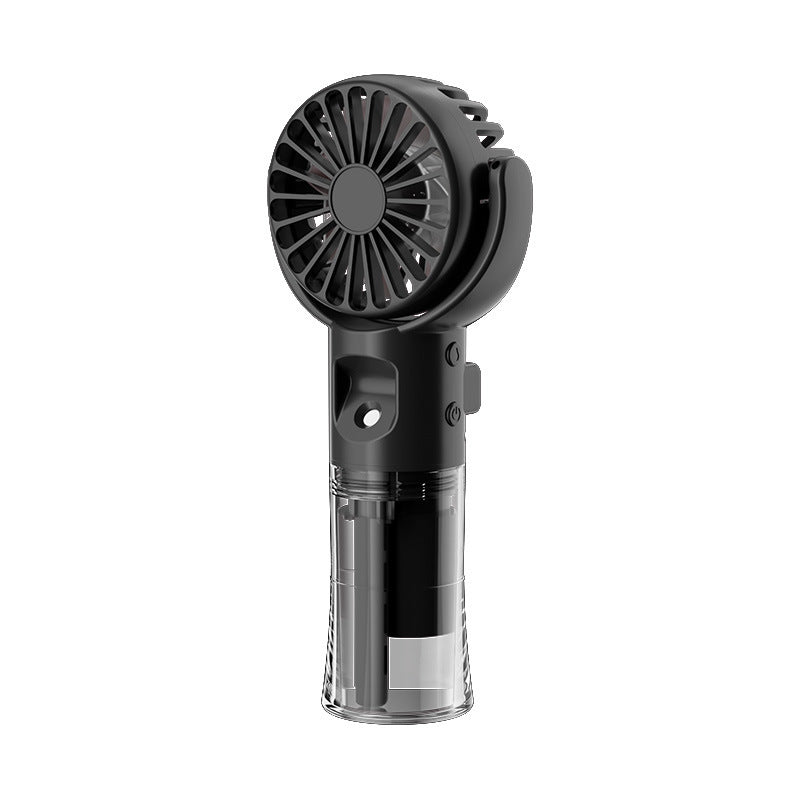 Portable Handheld Spray Fan 4-Speed Water Spray Mist Fan Summer Cooling Artifact USB Charging Summer Supplies Outdoor Mini Fan - ADigitals