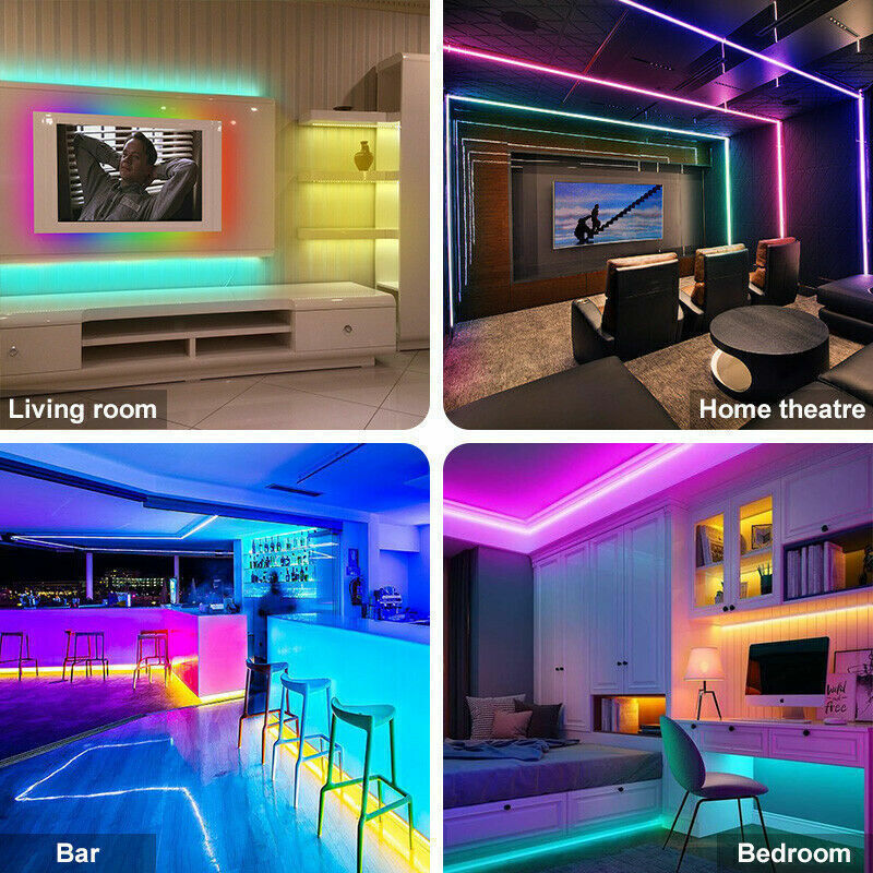 BRAND NEW ADigitals Smart Vibe Lights 5050 RGB LED Strip with Bluetooth Remote - ADigitals