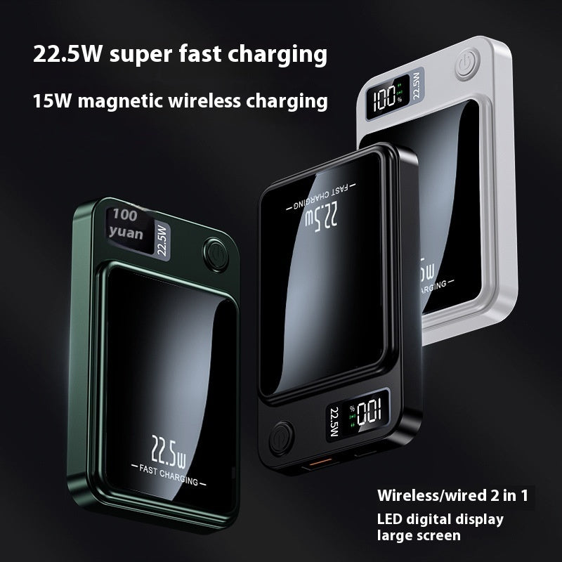 Magnetic Magsafe Wireless Super Fast Charge Mobile Power Supply - ADigitals
